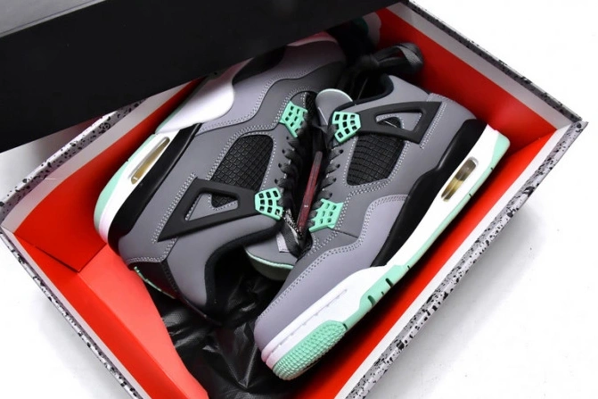 Rep Retro Glow 4 Air Green Jordan 308497-033 0627